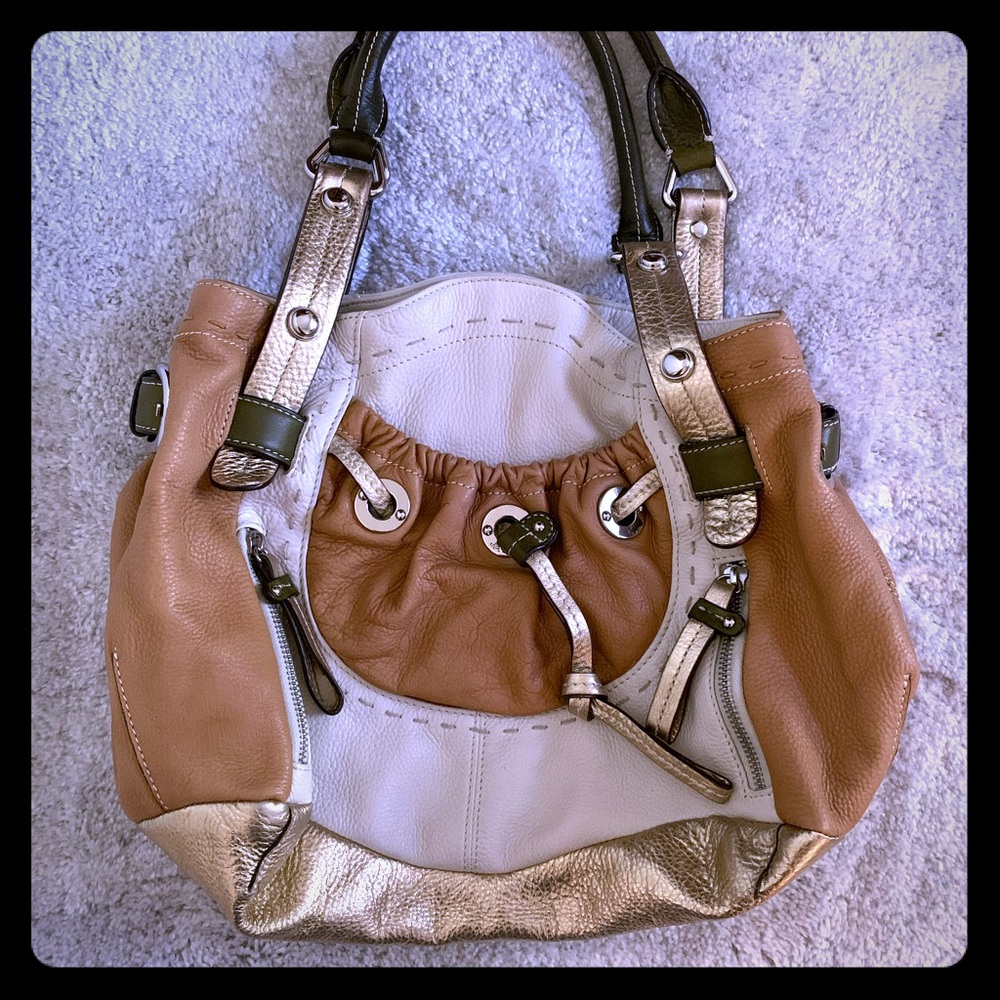 B. Makowsky leather shoulder bag